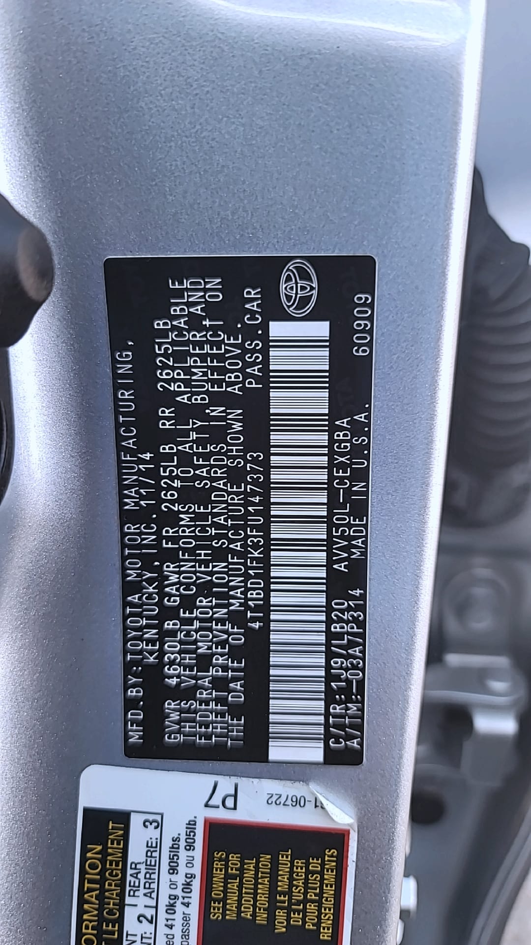 2015 Toyota Camry XLE